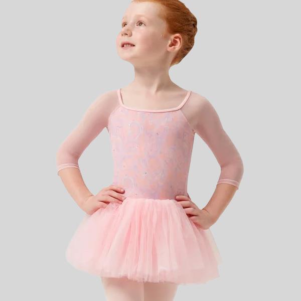 MIRELLA PAISLEY 3/4 SLEEVE TUTU DRESS - CHILD #M120C