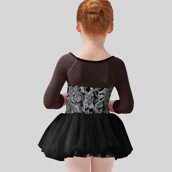 MIRELLA PAISLEY 3/4 SLEEVE TUTU DRESS - CHILD #M120C