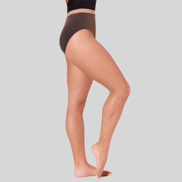 CAPEZIO ALL-OVER RHINESTONE FISHNET TIGHT - #3505W
