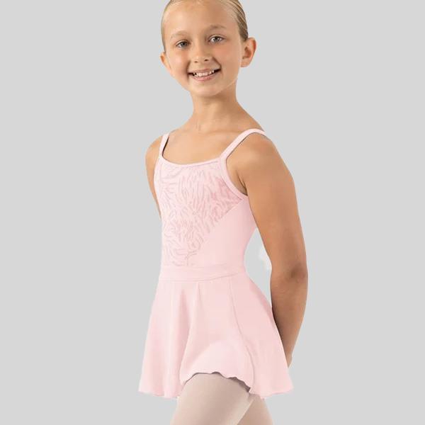 BLOCH SCARLETT CAMISOLE SKIRTED LEOTARD - CHILD #CL1187