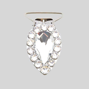ANTONIO PACELLI CC CRYSTAL PEAR COMPETITION NUMBER CLIP
