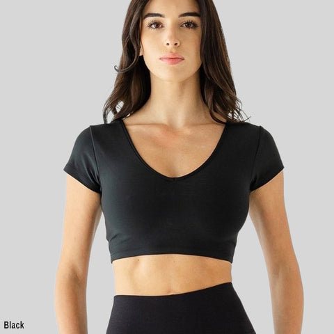 YALIVTA JOSI CROP FITTED TOP - ADULT #YAL109