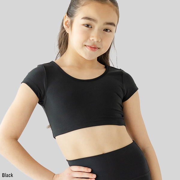 YALIVTA JOSI CROP FITTED TOP - CHILD #YAL109K