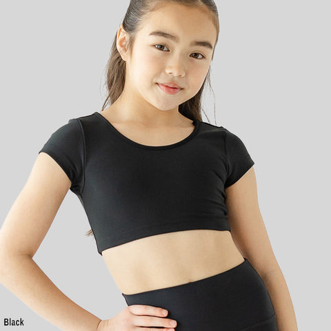 YALIVTA JOSI CROP FITTED TOP - CHILD #YAL109K