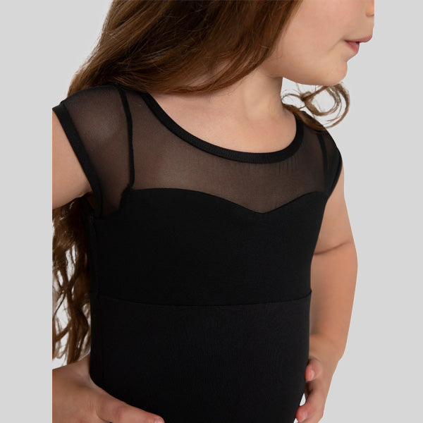 CAPEZIO JEWEL GARDEN PEARL CAP SLEEVE LEOTARD - CHILD #12288C