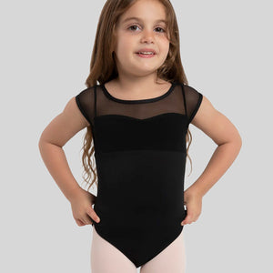 CAPEZIO JEWEL GARDEN PEARL CAP SLEEVE LEOTARD - CHILD #12288C