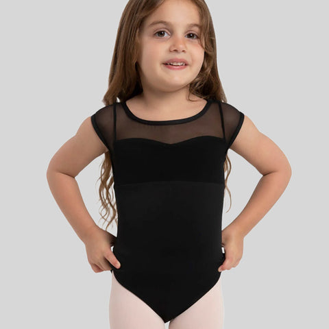 CAPEZIO JEWEL GARDEN PEARL CAP SLEEVE LEOTARD - CHILD #12288C