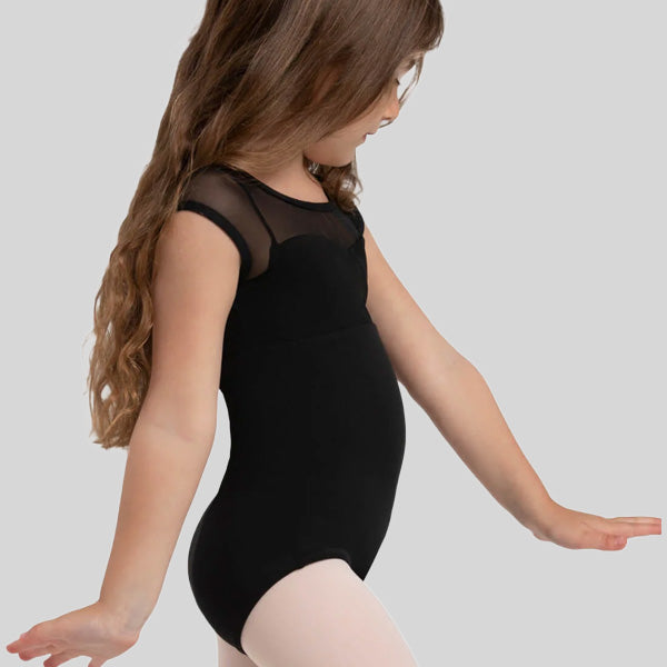 CAPEZIO JEWEL GARDEN PEARL CAP SLEEVE LEOTARD - CHILD #12288C