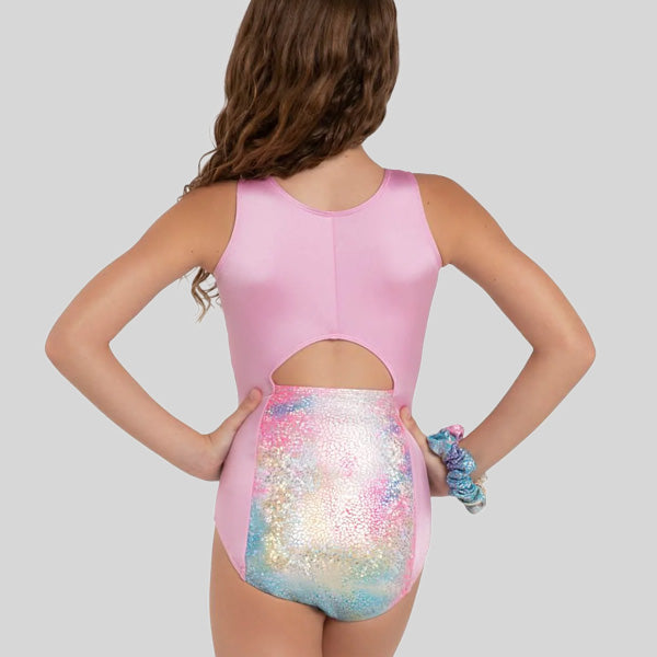 CAPEZIO UNICORN DISCO SHINE BRIGHT GYMNASTIC LEOTARD - CHILD #12300C