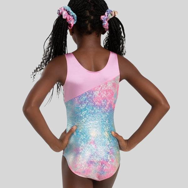 CAPEZIO UNICORN DISCO GLIMMER GYMNASTIC LEOTARD - CHILD #12302C