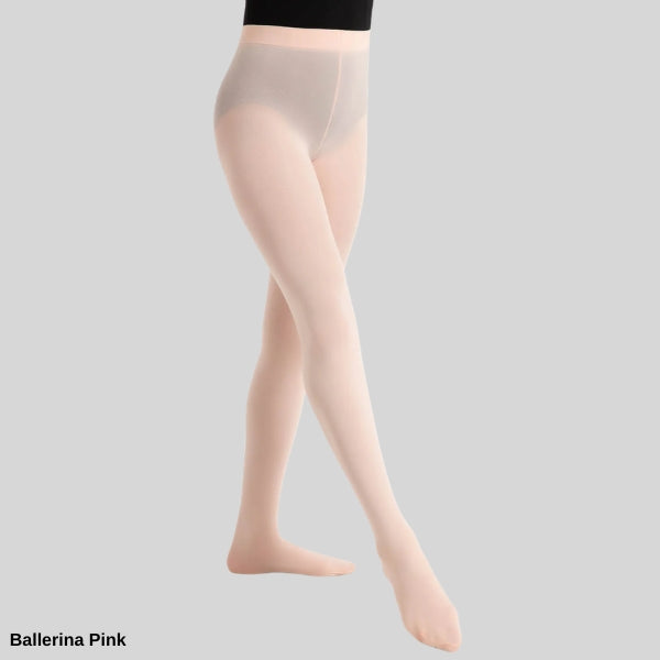 CAPEZIO ULTRA SOFT FOOTED TIGHT - CHILD #1915C