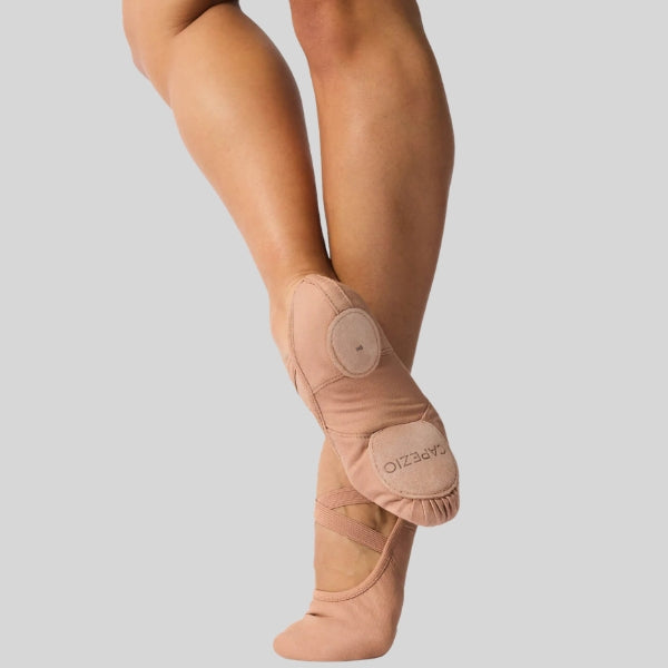 CAPEZIO HANAMI LIGHT SUNTAN BALLET SLIPPER - CHILD #2037C