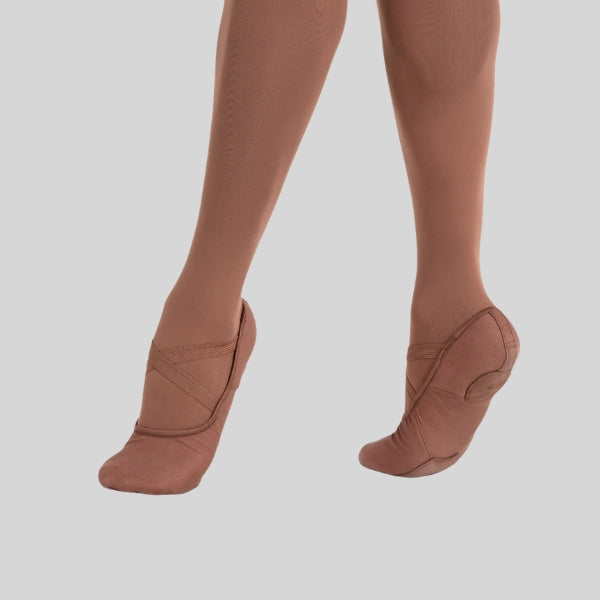 CAPEZIO HANAMI MOCHA BALLET SLIPPER - ADULT #2037W