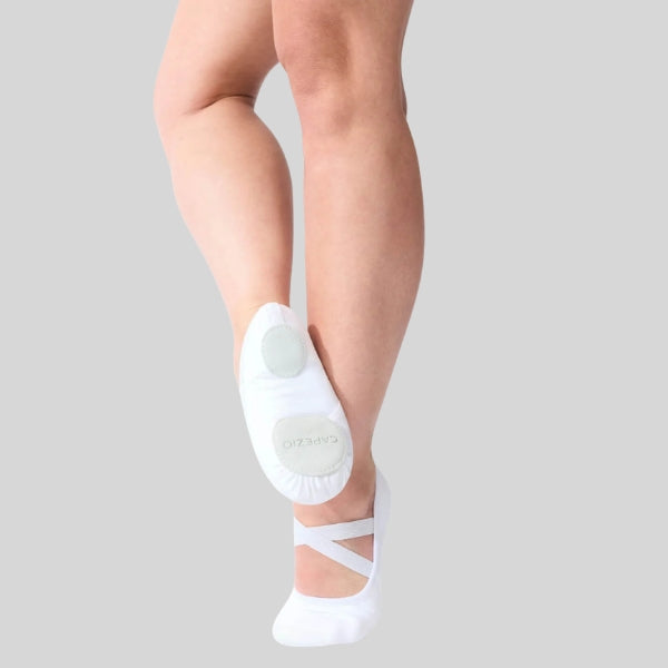 CAPEZIO HANAMI WHITE BALLET SLIPPER - ADULT #2037W