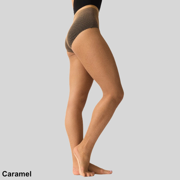 CAPEZIO PROFESSIONAL SEAMLESS FISHNET TIGHT- ADULT #3000
