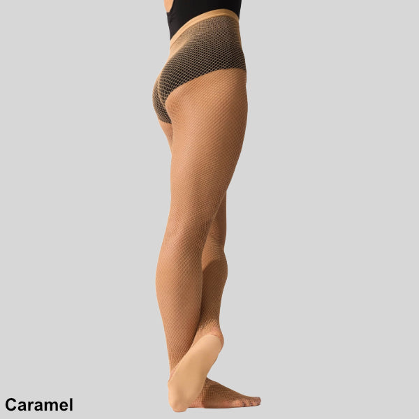 CAPEZIO PROFESSIONAL SEAMLESS FISHNET TIGHT- ADULT #3000