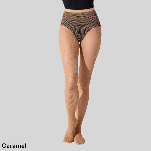 CAPEZIO PROFESSIONAL FISHNET TIGHT WITH SEAMS - ADULT #3400