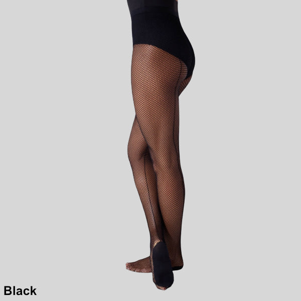 CAPEZIO PROFESSIONAL FISHNET TIGHT WITH SEAMS - ADULT #3400
