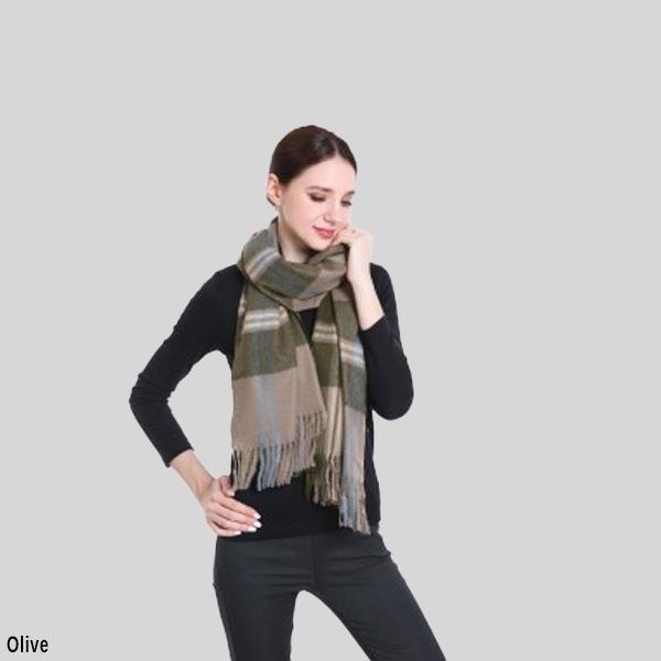 SHINE MARK BLANKET SCARF - #MSF-984-9