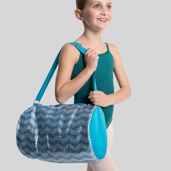 CAPEZIO CHEVRON BARREL BAG - #B283