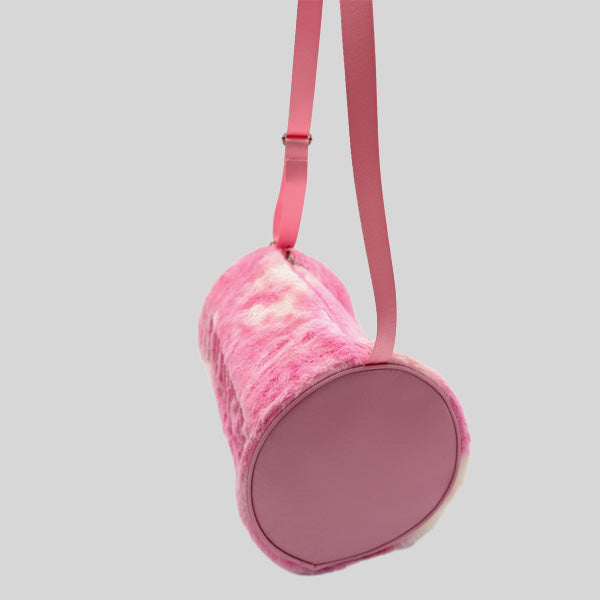 CAPEZIO FAUX FUR DANCE BARREL BAG - #B286