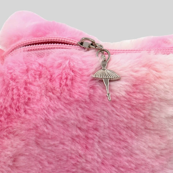 CAPEZIO FAUX FUR DANCE BARREL BAG - #B286