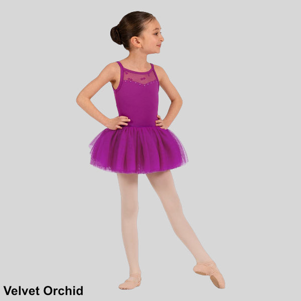 BLOCH OPULENCE FLORAL PRINT CAMISOLE TUTU DRESS - CHILD #CL70015