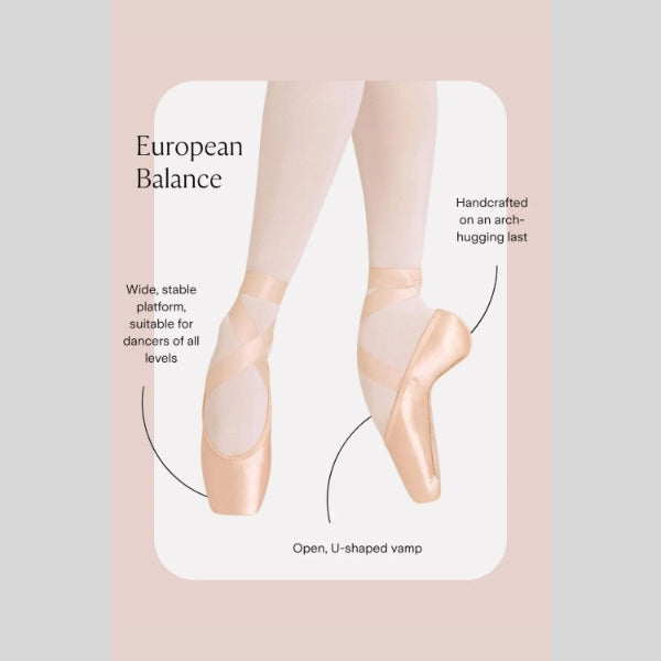 BLOCH EUROPEAN BALANCE POINTE SHOE - #ES0160L