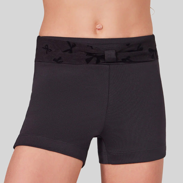 CAPEZIO TAKE A BOW CURTSY SHORTS - CHILD #F12426C