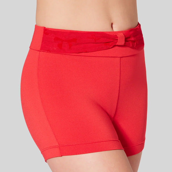 CAPEZIO TAKE A BOW CURTSY SHORTS - CHILD #F12426C