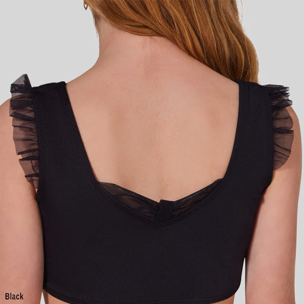 CAPEZIO COMING UP ROSES ROSY BRA TOP - CHILD #F12436C