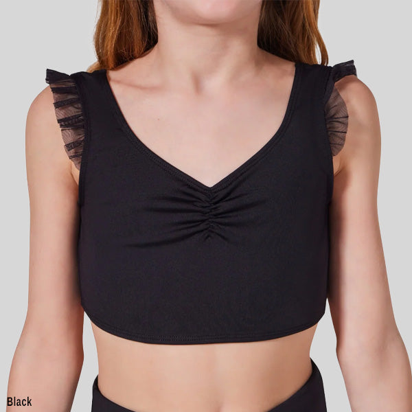 CAPEZIO COMING UP ROSES ROSY BRA TOP - CHILD #F12436C