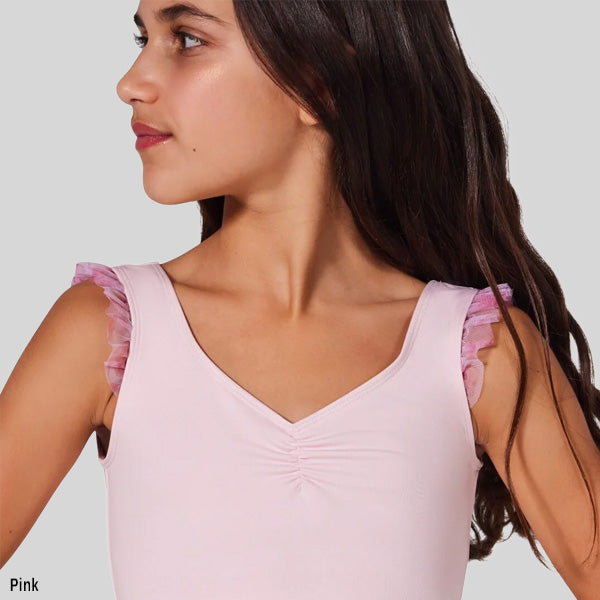 CAPEZIO COMING UP ROSES ROSY BRA TOP - CHILD #F12436C
