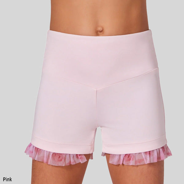CAPEZIO COMING UP ROSES FLEUR SHORTS - CHILD #F12437C