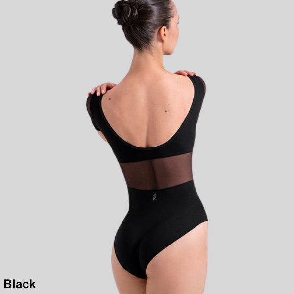 BLOCH OPULENCE VELVET BIND CAP SLEEVE LEOTARD - ADULT #L20011B
