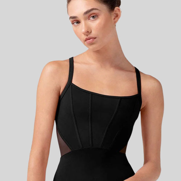 BLOCH MIA MESH BACK CAMISOLE LEOTARD - ADULT #L70001B