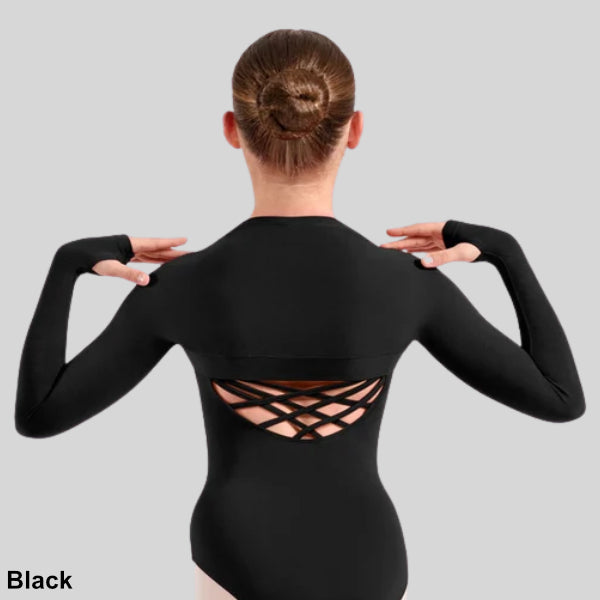 MIRELLA PETITE ADAGIO LONG SLEEVE SHRUG - CHILD #M30020C
