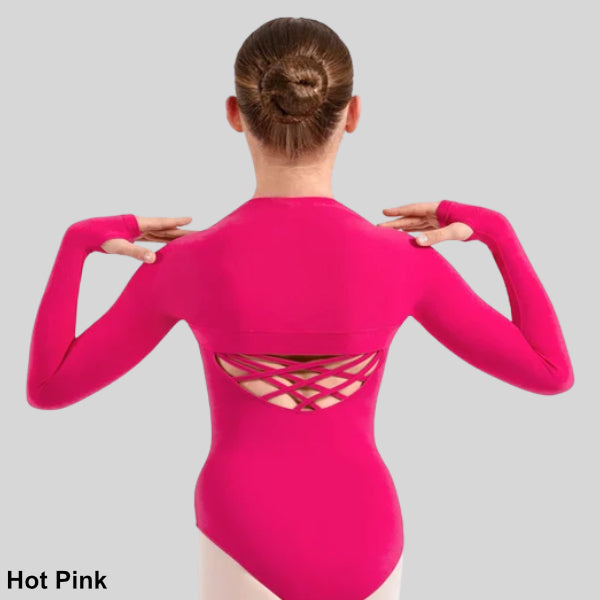 MIRELLA PETITE ADAGIO LONG SLEEVE SHRUG - CHILD #M30020C