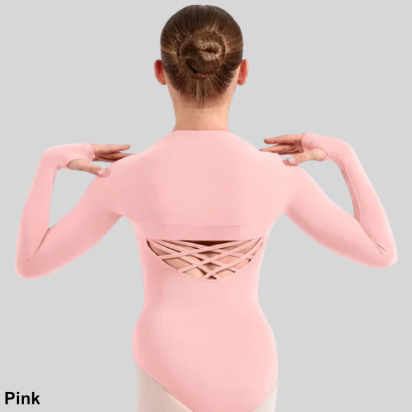 MIRELLA PETITE ADAGIO LONG SLEEVE SHRUG - CHILD #M30020C