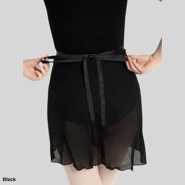 CAPEZIO GEORGETTE WRAP SKIRT - ADULT #N272