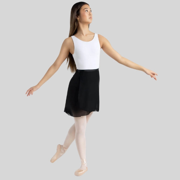 CAPEZIO GEORGETTE LONG WRAP SKIRT - ADULT #N276