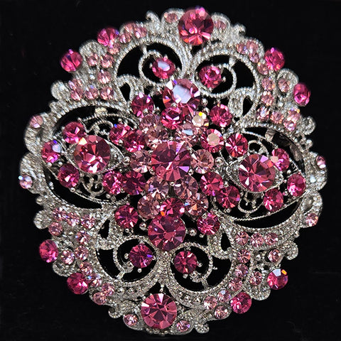YUNIE ROUND BROOCH - #P190016S
