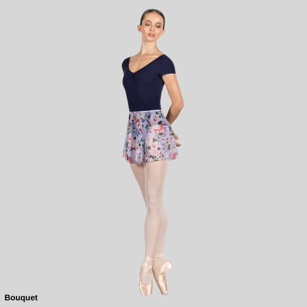 BLOCH FLORAL PRINTED SKIRT - ADULT #R0241