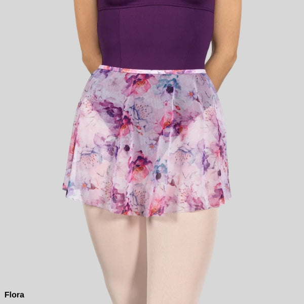BLOCH FLORAL PRINTED SKIRT - ADULT #R0241