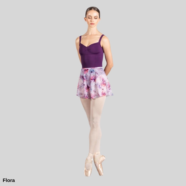 BLOCH FLORAL PRINTED SKIRT - ADULT #R0241