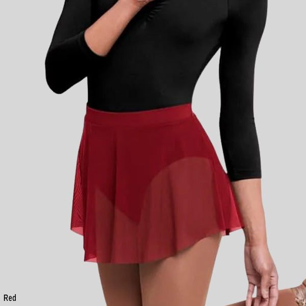 BLOCH JAYE MESH SKIRT - ADULT #R4211 – Mirena's Fashions Inc