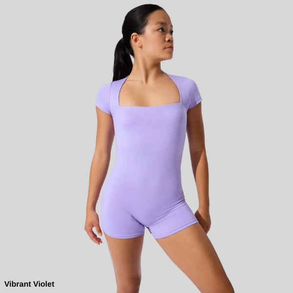 CAPEZIO STUDIO COLLECTION EVOLVE SHORT SLEEVE UNITARD - CHILD #SE2025C