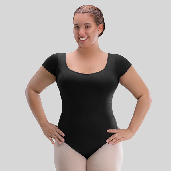 SO DANCA BRIONY CURVY CAP SLEEVE LEOTARD -AUDLT #SL194