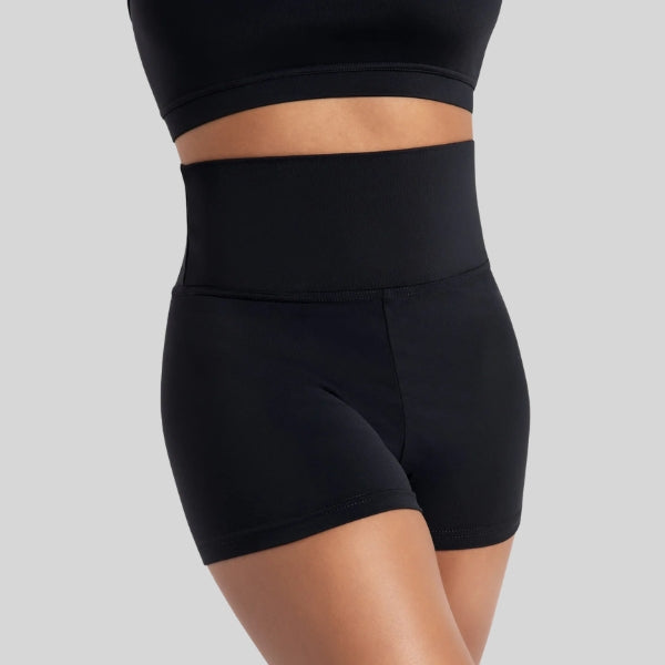 CAPEZIO HIGH WAISTED SHORTS - ADULT #TB131