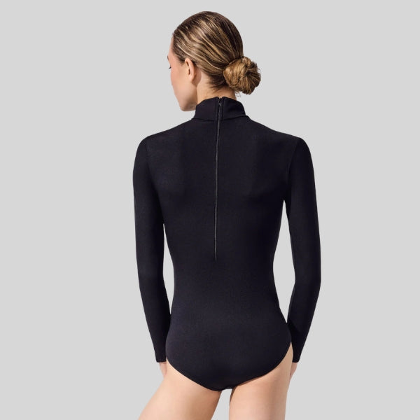 CAPEZIO TURTLENECK LONG SLEEVE LEOTARD - ADULT #TB41